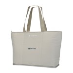 KEEPCOOL® Rio Quilted Expandable Cooler - Latte - Alternate KEEPCOOL® Rio Quilted Expandable Cooler - Latte - Alternate