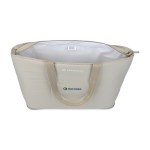 KEEPCOOL® Rio Quilted Expandable Cooler - Latte - Alternate KEEPCOOL® Rio Quilted Expandable Cooler - Latte - Alternate