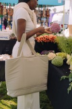 KEEPCOOL® Rio Quilted Expandable Cooler - Latte - Alternate KEEPCOOL® Rio Quilted Expandable Cooler - Latte - Alternate