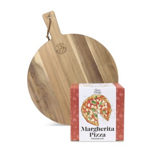 FarmSteady Margherita Pizza DIY & Board Gift Set - Wood 1 FarmSteady Margherita Pizza DIY & Board Gift Set - Wood 1