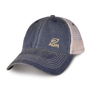 Merrimack Hat Co. Austin Vintage Trucker - Navy-Tan 1 Merrimack Hat Co. Austin Vintage Trucker - Navy-Tan 1