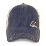 Merrimack Hat Co. Austin Vintage Trucker - Navy-Tan - Alternate Merrimack Hat Co. Austin Vintage Trucker - Navy-Tan - Alternate