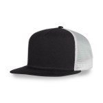 Merrimack Hat Co. Knox Trucker - Black-White 2 Merrimack Hat Co. Knox Trucker - Black-White 2