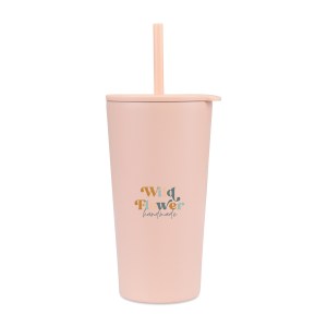 Aviana™ Rowan Recycled Straw Tumbler - 17 Oz. - Light Peach 1 Aviana™ Rowan Recycled Straw Tumbler - 17 Oz. - Light Peach 1