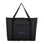 RuMe Recycled Ripstop rPET cFold Travel Tote - Black 1 RuMe Recycled Ripstop rPET cFold Travel Tote - Black 1