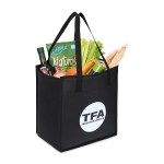 Arlo Recycled rPET Insulated Grocery Shopper - Black - Alternate Arlo Recycled rPET Insulated Grocery Shopper - Black - Alternate