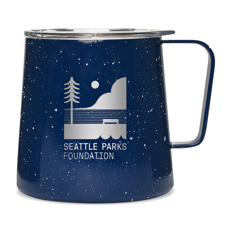 MiiR® Grounded Camp Cup - 12 Oz. - Blue Speckle Gloss 1 MiiR® Grounded Camp Cup - 12 Oz. - Blue Speckle Gloss 1