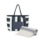 Bayside Boat Bag & Towel Set - Bayside Stripe 2 Bayside Boat Bag & Towel Set - Bayside Stripe 2