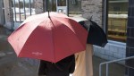 Samsonite Stick Auto Open Umbrella - Red - White - Alternate Samsonite Stick Auto Open Umbrella - Red - White - Alternate
