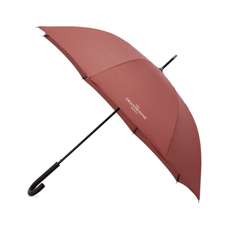 Samsonite Stick Auto Open Umbrella - Red - White 1 Samsonite Stick Auto Open Umbrella - Red - White 1