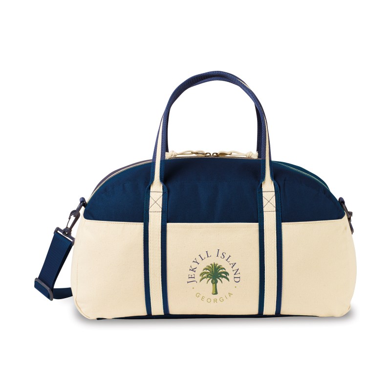 Nantucket Cotton Weekender Bag - Navy 1 Nantucket Cotton Weekender Bag - Navy 1