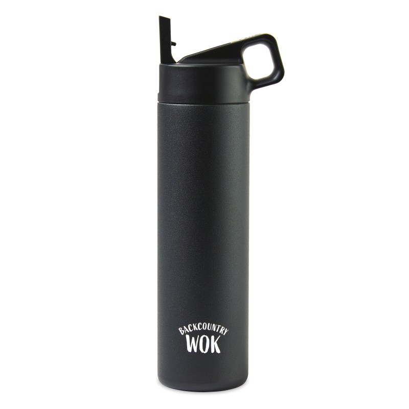 MiiR® Vacuum Insulated Wide Mouth Leakproof Straw Lid Bottle - 20 Oz. - Black Powder 1 MiiR® Vacuum Insulated Wide Mouth Leakproof Straw Lid Bottle - 20 Oz. - Black Powder 1