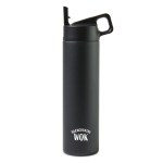 MiiR® Vacuum Insulated Wide Mouth Leakproof Straw Lid Bottle - 20 Oz. - Black Powder 1 MiiR® Vacuum Insulated Wide Mouth Leakproof Straw Lid Bottle - 20 Oz. - Black Powder 1