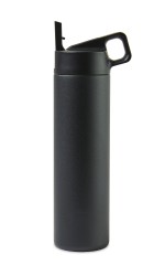 MiiR® Vacuum Insulated Wide Mouth Leakproof Straw Lid Bottle - 20 Oz. - Black Powder 2 MiiR® Vacuum Insulated Wide Mouth Leakproof Straw Lid Bottle - 20 Oz. - Black Powder 2