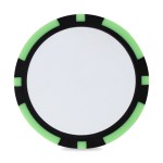 Ahead 2-Sided Poker Chip - Lime-Black 2 Ahead 2-Sided Poker Chip - Lime-Black 2