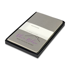 Moleskine Large Cahier Gift Set - Pebble Grey 1 Moleskine Large Cahier Gift Set - Pebble Grey 1