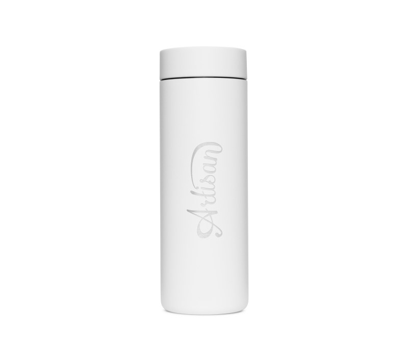 MiiR® Vacuum Insulated 360 Traveler - 16 Oz. - White Powder 1 MiiR® Vacuum Insulated 360 Traveler - 16 Oz. - White Powder 1