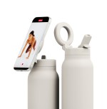 RINGO Pro Water Bottle with Magnetic Booster Ring - 24 Oz. - Ivory - Alternate RINGO Pro Water Bottle with Magnetic Booster Ring - 24 Oz. - Ivory - Alternate
