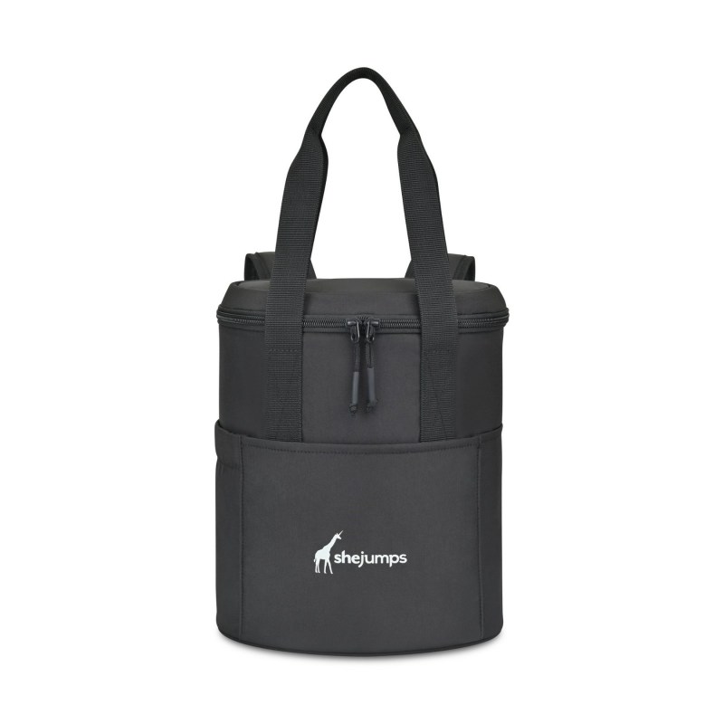 Aviana™ Rowan Recycled Nylon Tote Pack Cooler - Aware™ - Black 1 Aviana™ Rowan Recycled Nylon Tote Pack Cooler - Aware™ - Black 1
