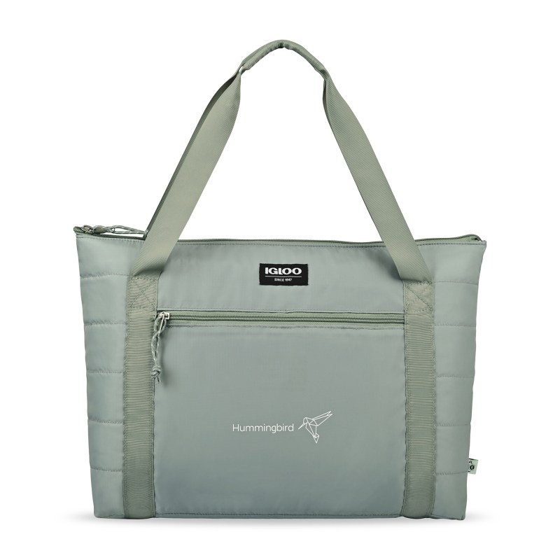 Igloo® Packable Puffer 20-Can Cooler Bag - Aqua Gray 1 Igloo® Packable Puffer 20-Can Cooler Bag - Aqua Gray 1
