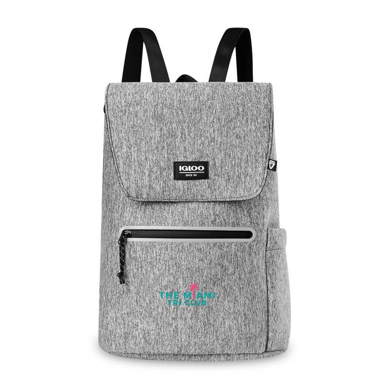 Igloo® Moxie Cinch Backpack Cooler - Heather Gray 1 Igloo® Moxie Cinch Backpack Cooler - Heather Gray 1