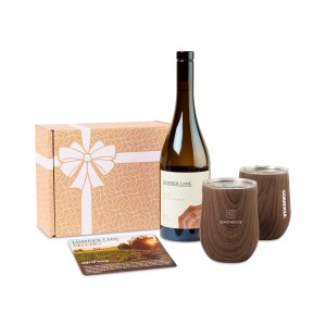 Limerick Lane Cellars A Toast To You Wine & Corkcicle® Stemless Gift Set - Walnut 1 Limerick Lane Cellars A Toast To You Wine & Corkcicle® Stemless Gift Set - Walnut 1