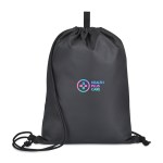 Repeat Lite Recycled Poly Cinchpack - Black 1 Repeat Lite Recycled Poly Cinchpack - Black 1