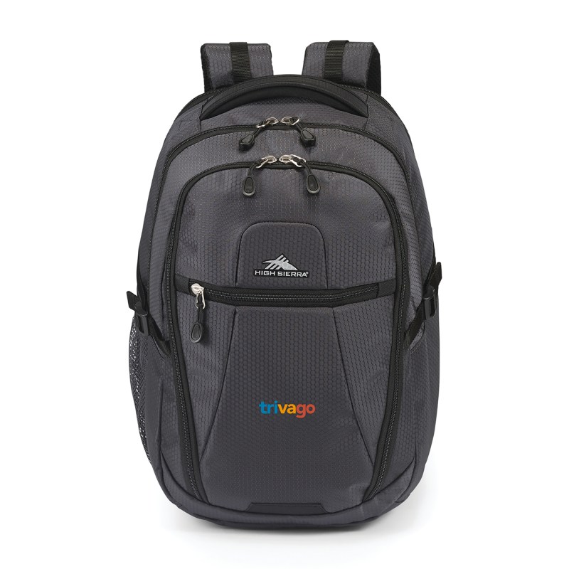 High Sierra® Fairlead Laptop Backpack - Mercury-Black 1 High Sierra® Fairlead Laptop Backpack - Mercury-Black 1