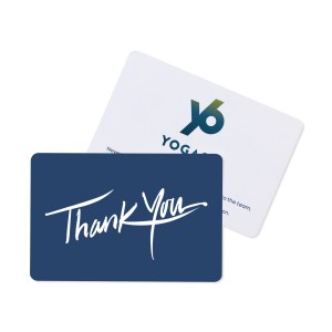Deep Blue Thank You Greeting Card - White 1 Deep Blue Thank You Greeting Card - White 1