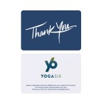 Deep Blue Thank You Greeting Card - White - Alternate Deep Blue Thank You Greeting Card - White - Alternate