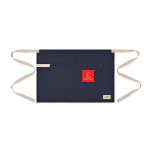 La Cuisine Recycled Cotton Bistro Apron - AWARE - Navy 1 La Cuisine Recycled Cotton Bistro Apron - AWARE - Navy 1