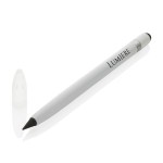 Aluminum Inkless Pen with Eraser - White - Alternate Aluminum Inkless Pen with Eraser - White - Alternate