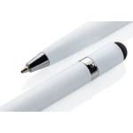Aluminum Inkless Pen with Eraser - White - Alternate Aluminum Inkless Pen with Eraser - White - Alternate