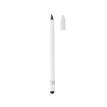 Aluminum Inkless Pen with Eraser - White 2 Aluminum Inkless Pen with Eraser - White 2