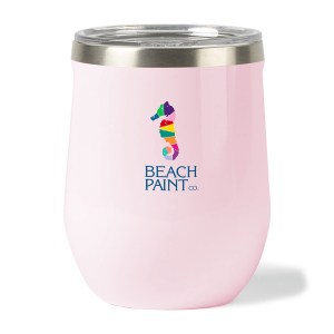 CORKCICLE Stemless Wine Cup - 12 Oz. - Powder Puff 1 CORKCICLE Stemless Wine Cup - 12 Oz. - Powder Puff 1
