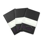 Moleskine Large Cahier 3-Pack - Black 1 Moleskine Large Cahier 3-Pack - Black 1
