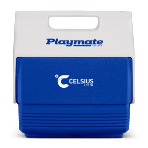 Igloo® Playmate Mini™ 4 Qt Cooler - White-Majestic Blue 1 Igloo® Playmate Mini™ 4 Qt Cooler - White-Majestic Blue 1
