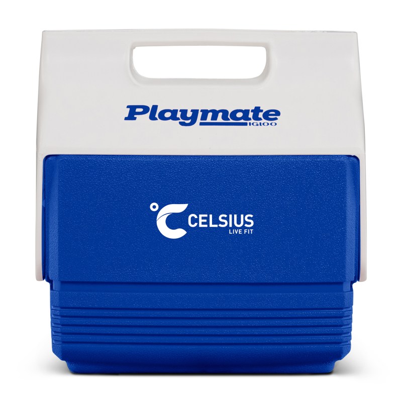 Igloo® Playmate Mini™ 4 Qt Cooler - White-Majestic Blue 1 Igloo® Playmate Mini™ 4 Qt Cooler - White-Majestic Blue 1