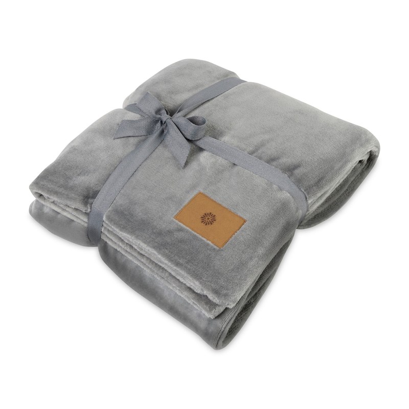 Mink Ever Soft Recycled Polyester Throw Blanket - Circular Grey 1 Mink Ever Soft Recycled Polyester Throw Blanket - Circular Grey 1