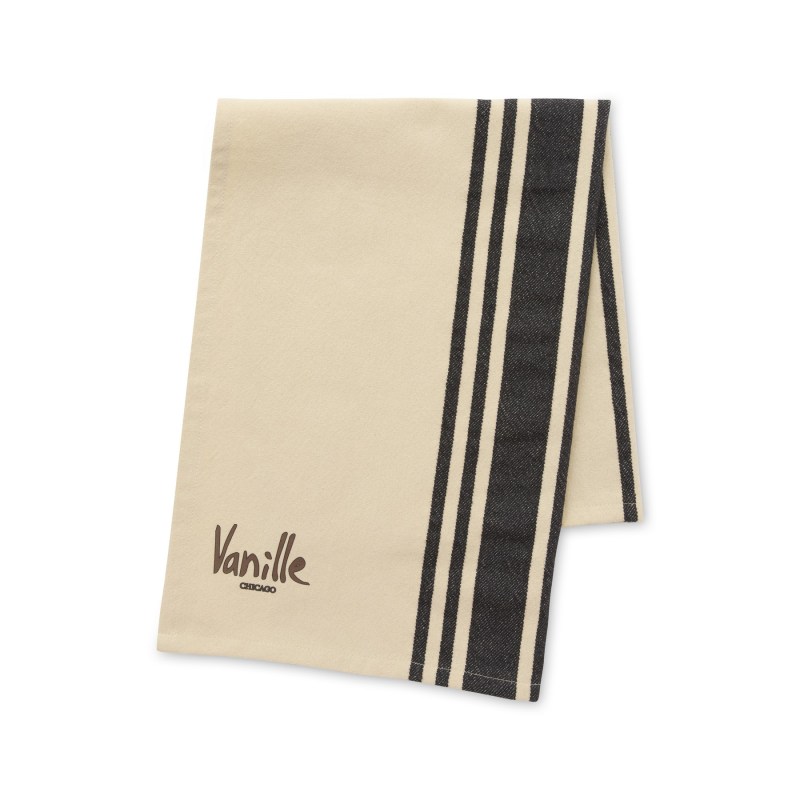 La Cuisine Cotton Kitchen Towel - Black 1 La Cuisine Cotton Kitchen Towel - Black 1