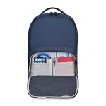 Fletcher Recycled rPET Laptop Backpack - Navy Heather - Alternate Fletcher Recycled rPET Laptop Backpack - Navy Heather - Alternate