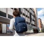 Fletcher Recycled rPET Laptop Backpack - Navy Heather - Alternate Fletcher Recycled rPET Laptop Backpack - Navy Heather - Alternate