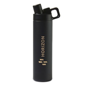 MiiR Vacuum Insulated Wide Mouth Hatchback Chug Lid Bottle - 20 Oz. - Black Powder 1 MiiR Vacuum Insulated Wide Mouth Hatchback Chug Lid Bottle - 20 Oz. - Black Powder 1