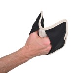 La Cuisine Potholder Hot Pad Set - Black - Alternate La Cuisine Potholder Hot Pad Set - Black - Alternate