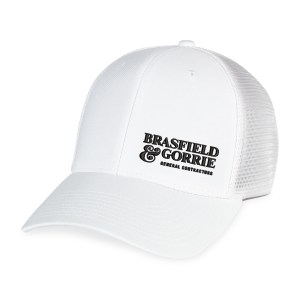 Merrimack Hat Co. Casey Performance Trucker - White 1 Merrimack Hat Co. Casey Performance Trucker - White 1