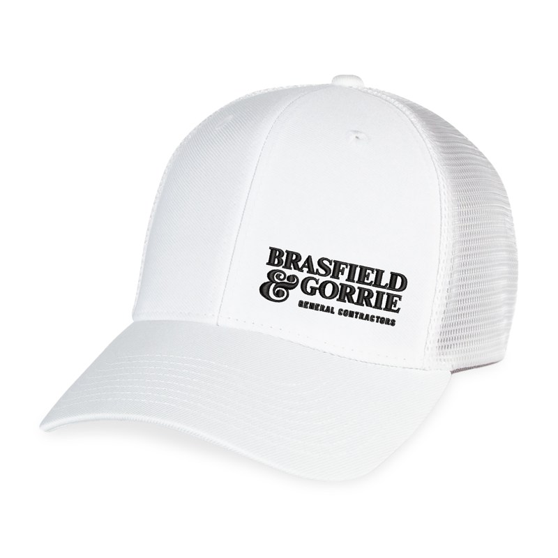Merrimack Hat Co.® Casey Performance Trucker - White 1 Merrimack Hat Co.® Casey Performance Trucker - White 1