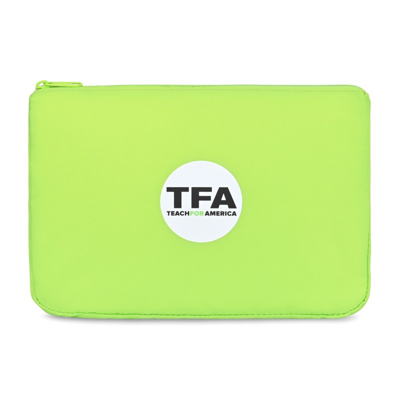 Arlo rPET Zippered Pouch - Lime Green 1 Arlo rPET Zippered Pouch - Lime Green 1