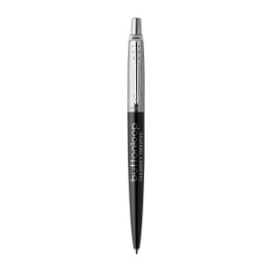 Parker Jotter London Stainless Steel Ballpoint - Black - Chrome Trim 1 Parker Jotter London Stainless Steel Ballpoint - Black - Chrome Trim 1