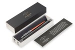 Parker Jotter London Stainless Steel Ballpoint - Chelsea Orange - Chrome Trim - Alternate Parker Jotter London Stainless Steel Ballpoint - Chelsea Orange - Chrome Trim - Alternate