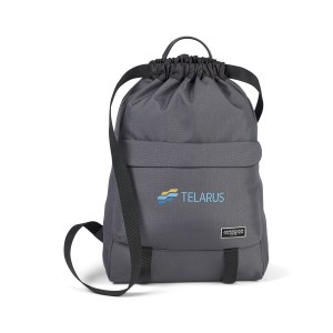 American Tourister Embark Recycled rPET Cinchpack - Gunite 1 American Tourister Embark Recycled rPET Cinchpack - Gunite 1